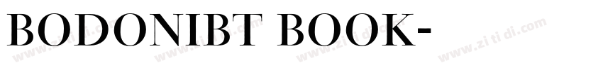 BodoniBT Book字体转换